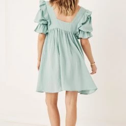 SPELL • UTOPIA Mae Linen Mini Dress SPELL MEADOWLAND