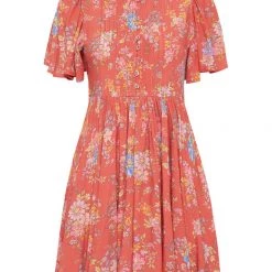 SPELL MEADOWLAND SPELL • MEADOWLAND Flutter Sleeve Mini Dress