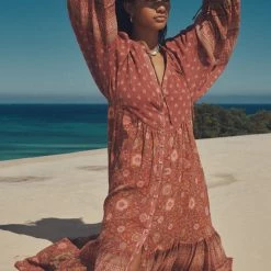 SPELL • UTOPIA Long Sleeve Gown