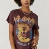 TOPS DAYDREAMER Def Leppard American Tour Tee