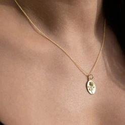 MAY MARTIN X THE SHOP TALON NYC 14kt Gold-Plated Rose Pendant Necklace