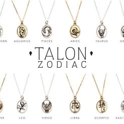 TALON NYC 14kt Gold-Plated Zodiac Pendant Necklace (More Zodiac Signs Available) MAY MARTIN X THE SHOP
