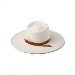 ACCS + LACK OF COLOR Val Flicked-Edge Diamond Fedora - Desert