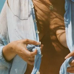 VITAMIN A Playa Oversized Linen Shirt Dress (More Colors Available) BACK IN STOCK