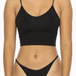 INDAH Wafer Solid Longline Bralette BACK IN STOCK