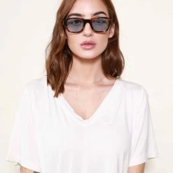 WONDERLAND SUN ACCS + WONDERLAND Badlands Sunglasses - Gloss Black/Grey