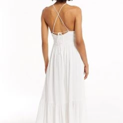 Z SUPPLY Jazmin Shirred Maxi Dress DRESSES