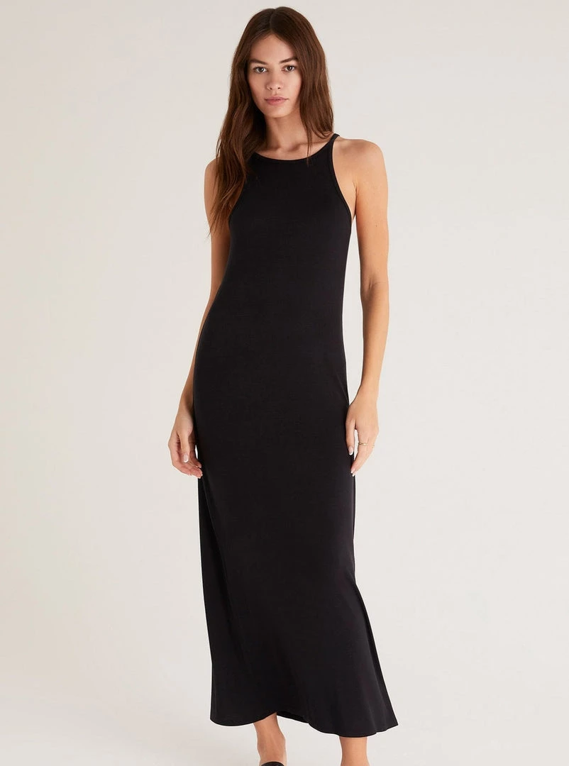 Z SUPPLY <br> Viola High Neck Midi Dress 3 Z SUPPLY Viola High Neck Midi Dress