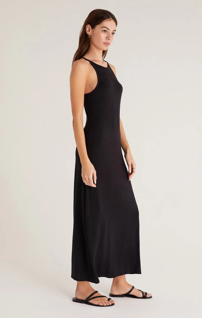 Z SUPPLY <br> Viola High Neck Midi Dress 5 Z SUPPLY Viola High Neck Midi Dress