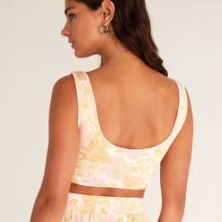 Z SUPPLY Zoe Floral Tank Bra LOUNGE