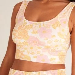 Z SUPPLY Zoe Floral Tank Bra LOUNGE
