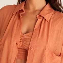 Z SUPPLY Clearwater Crinkle Oversized Shirt (More Colors Available)
