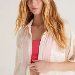 Z SUPPLY Clearwater Crinkle Oversized Shirt (More Colors Available)