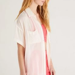 Z SUPPLY Clearwater Crinkle Oversized Shirt (More Colors Available)
