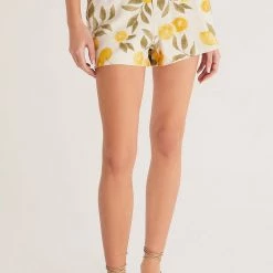 Z SUPPLY Keaton Citrus Linen Short