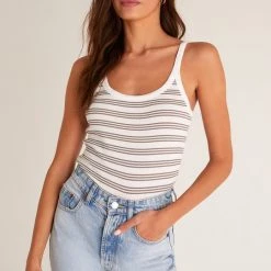 Z SUPPLY Casa Stripe Rib Tank