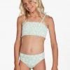 KIDS BILLABONG GIRLS Ditsy Love Smocked Bikini Set