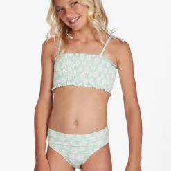 KIDS BILLABONG GIRLS Ditsy Love Smocked Bikini Set