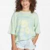 KIDS BILLABONG GIRLS Natural Hi Boyfriend Tee