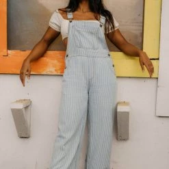 BILLABONG X WRANGLER Well Suited Denim Overall Jumpsuit
