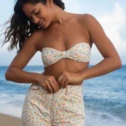 BOTTOMS BILLABONG How Bout That Printed Denim Short - Sorbet