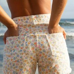 BOTTOMS BILLABONG How Bout That Printed Denim Short - Sorbet