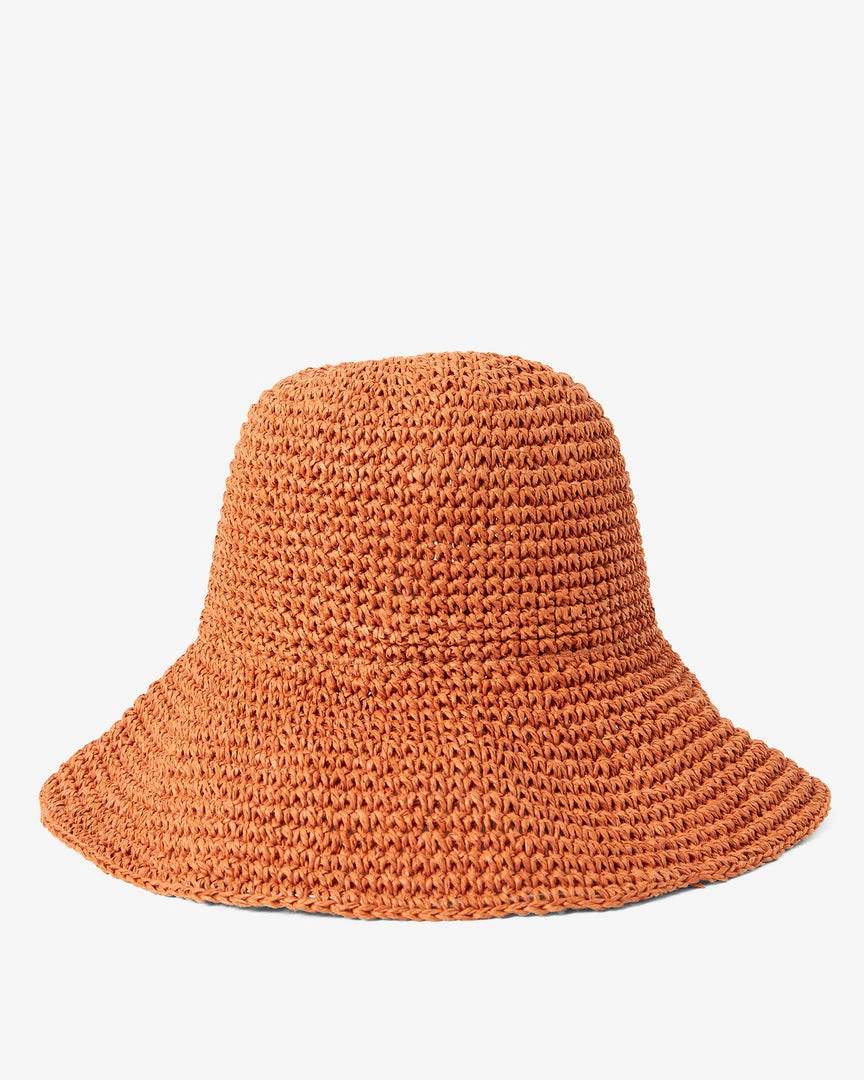 BILLABONG <br> Time To Shine Straw Bucket Hat ACCS + 6 BILLABONG Time To Shine Straw Bucket Hat ACCS +