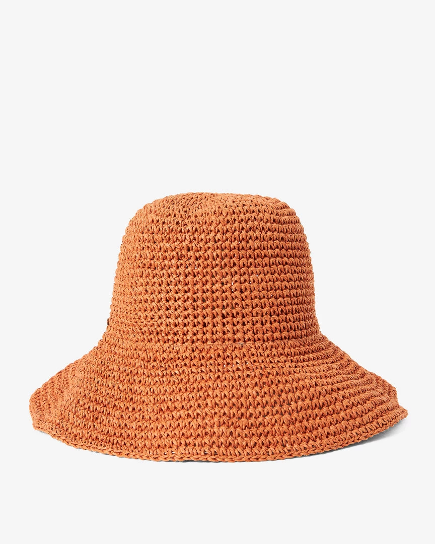 BILLABONG <br> Time To Shine Straw Bucket Hat ACCS + 5 BILLABONG Time To Shine Straw Bucket Hat ACCS +