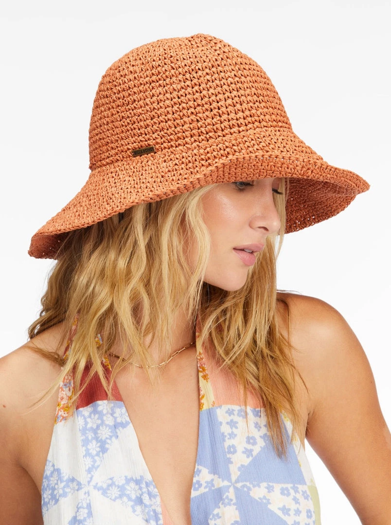 BILLABONG <br> Time To Shine Straw Bucket Hat ACCS + 3 BILLABONG Time To Shine Straw Bucket Hat ACCS +