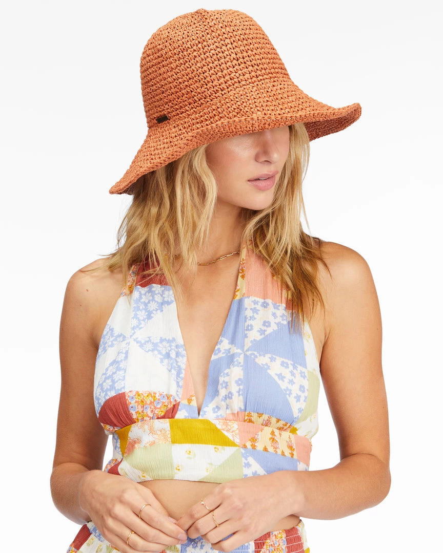 BILLABONG <br> Time To Shine Straw Bucket Hat ACCS + 4 BILLABONG Time To Shine Straw Bucket Hat ACCS +