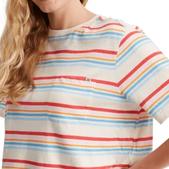 BILLABONG Beach Street Stripe Pocket Tee (More Colors Available)