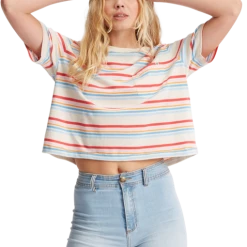 BILLABONG Beach Street Stripe Pocket Tee (More Colors Available)