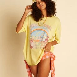 BILLABONG X WRANGLER Boyfriend Oversized Tee
