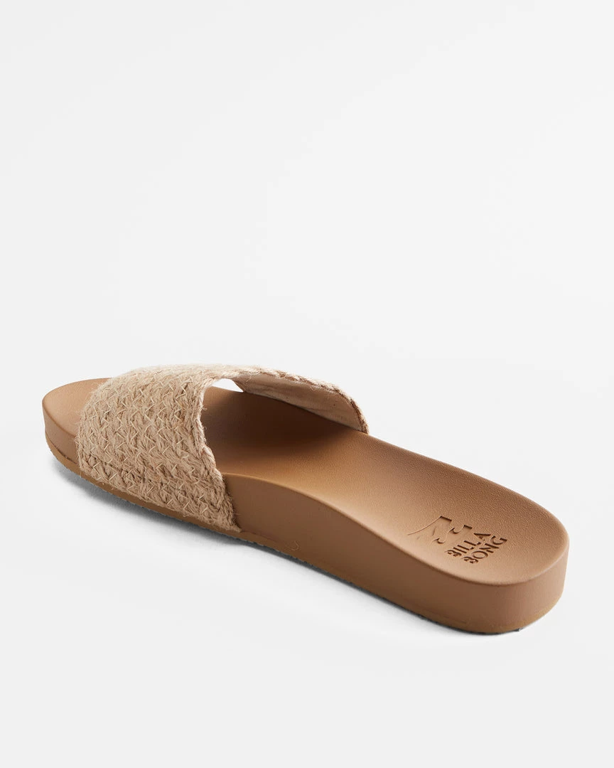ACCS + BILLABONG <br> Beach Side Jute Slide Sandal 5 ACCS + BILLABONG Beach Side Jute Slide Sandal