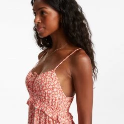BILLABONG Rebel Heart Slip Midi Dress DRESSES