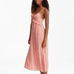 BILLABONG Rebel Heart Slip Midi Dress DRESSES