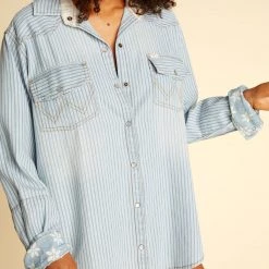 BILLABONG X WRANGLER Headed West 2 Long Sleeve Denim Shirt