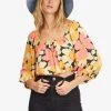 BILLABONG Sun City 2 Puff Sleeve Top TOPS