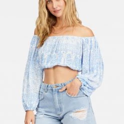 BILLABONG Sun Daze Crop Blouse
