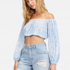 BILLABONG Sun Daze Crop Blouse