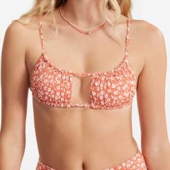 BILLABONG Made For Daze Alina Gathered Bralette Top SWIM