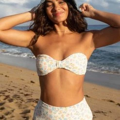 BILLABONG Ditsy Dreamin Knotted Bandeau Top