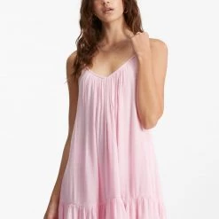 BILLABONG Beach Vibes Coverup Tank Dress (More Colors Available) DRESSES