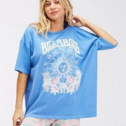 BILLABONG Setting Sun Oversized Boyfriend Tee (More Colors Available) TOPS