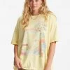 TOPS BILLABONG Waterfall Boyfriend Tee