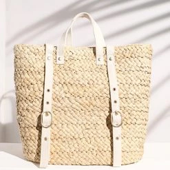 LSPACE L*SPACE Summer Days Straw Backpack L*SPACE POP-UP SHOP