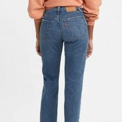 LEVI'S 501 Crop Denim Pant - Salsa Middle