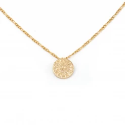 MAY MARTIN Athena Sun Coin Necklace