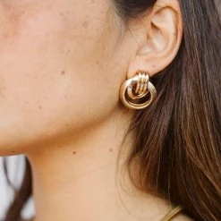 MAY MARTIN X THE SHOP CASA CLARA Violetta Gold Earrings