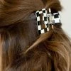 CASA CLARA Marta Small Check Clip